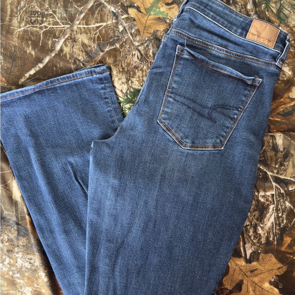 American Eagle Outfitters Blue Boot Cut Jeans